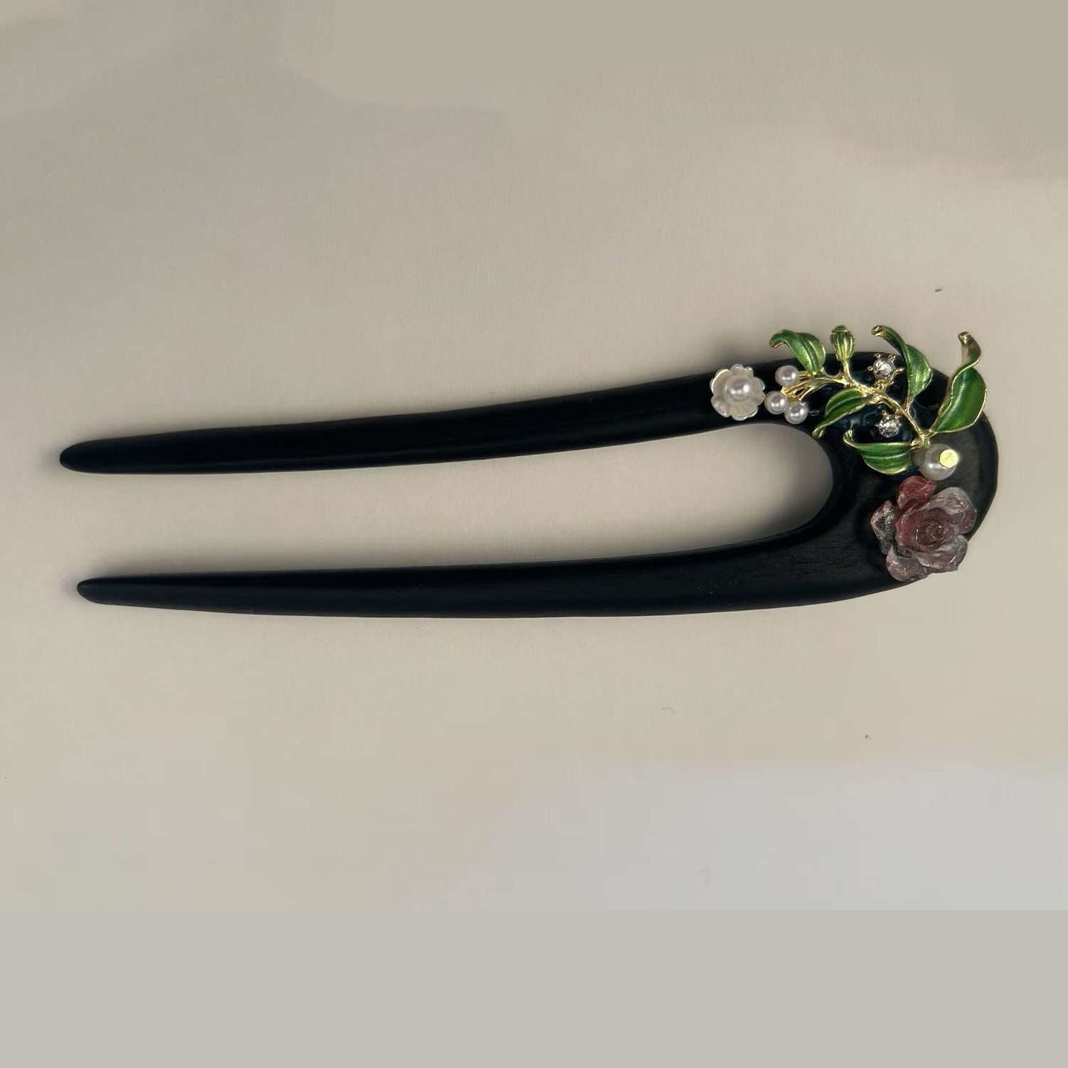Image of Small Braid Hairpin Retro Double Hairpins
