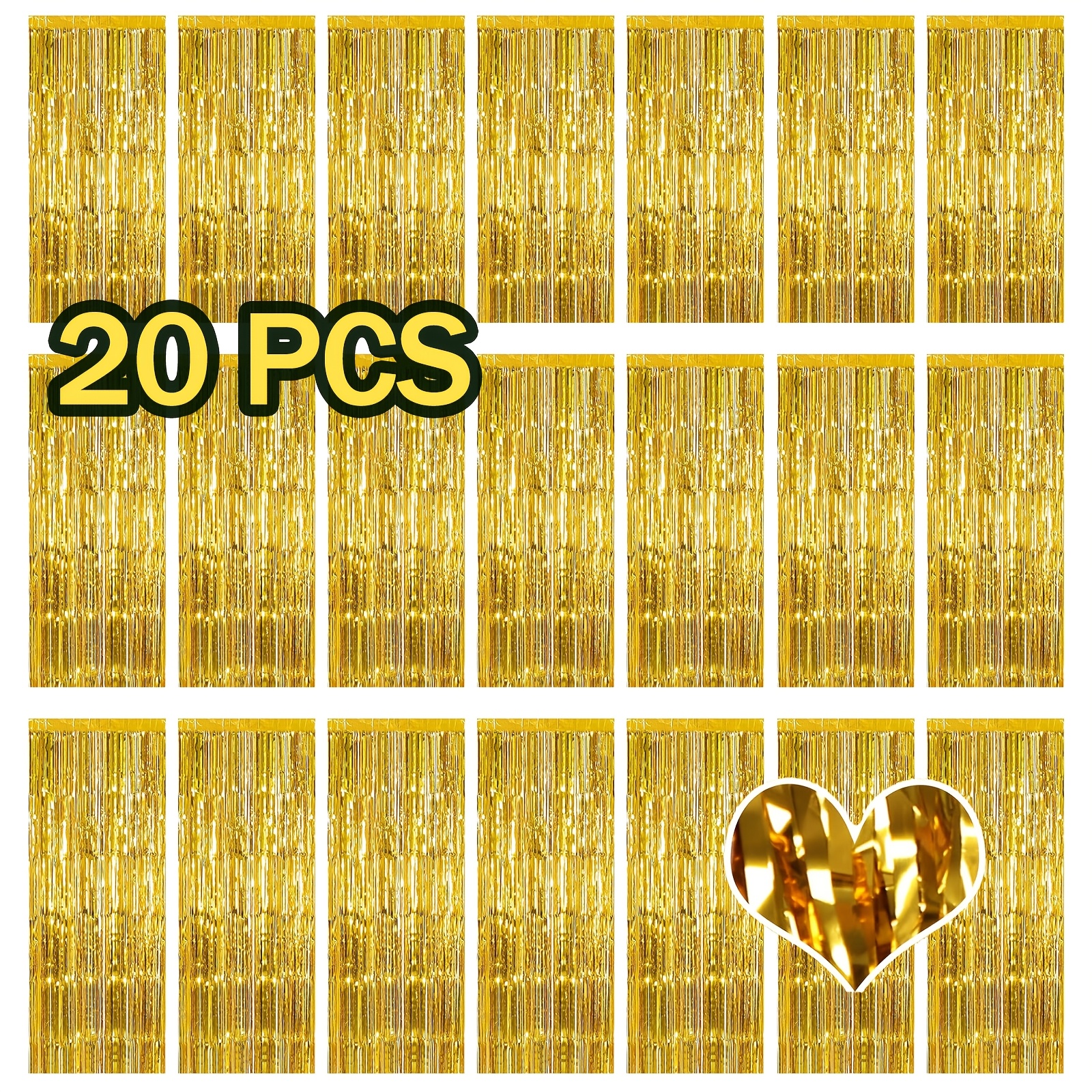 Image of 20 Party Backdrop Wall Background, Suitable For Birthday, Halloween, Christmas, Wedding, Graduation Party Decorations (each 100cm X 200cm)