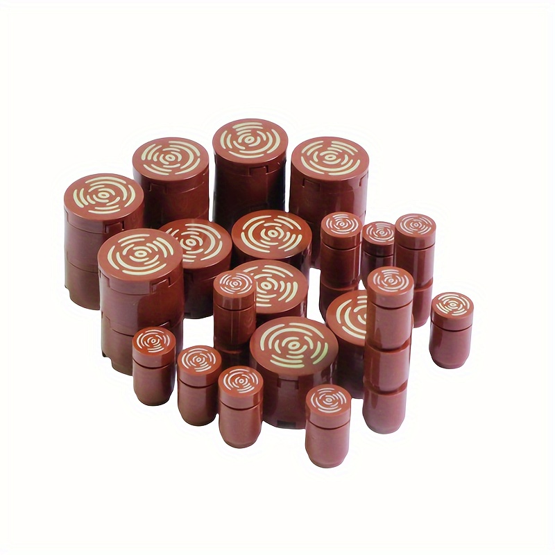 Brown Tree Stump Blocks Set 50pcs for City