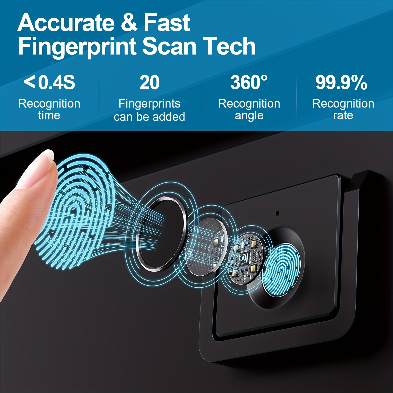 Smart Fingerprint Lock with Fast Biometric Identification