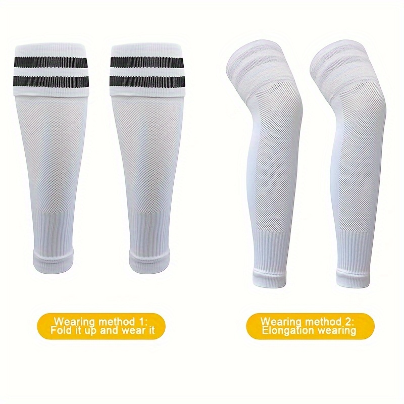 Sports Socks Leg Sleeves Extended Design Compression - Temu