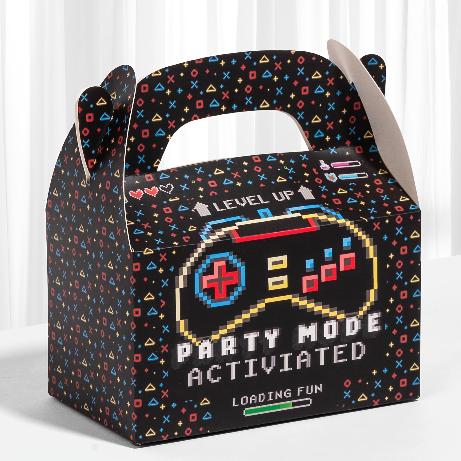 E-shop 12/24 Stück Spiel-Themen-Geburtstagsparty Geschenkverpackungsboxen, Gamepad-Süßigkeiten-Verpackungen für Spielethema Geburtstagsgeschenke,