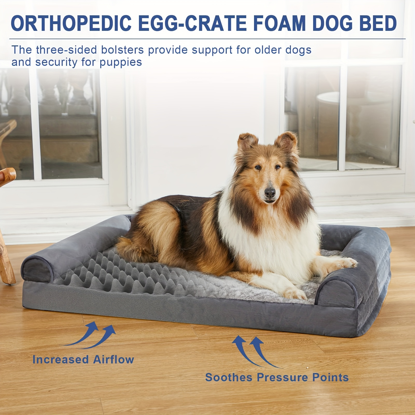 Nobleza Cuscino Cane, Cuscini Per Cani Con Lavabile Rimovibile, Cuccia - Foto 12