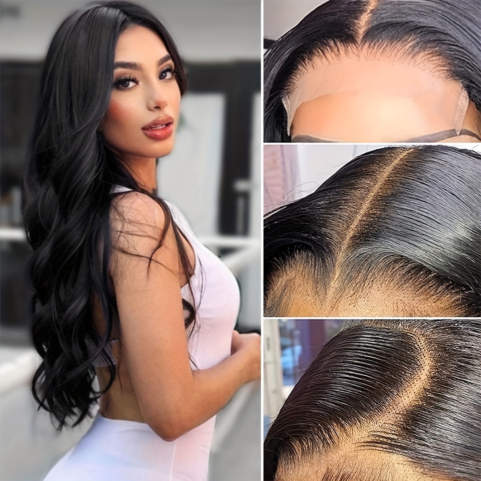 Image of Hair Loose Wave Front Lace Wig | 5x5 Transparent Lace Closure, Pre-plucked With Baby Hair, 250% Density, Curly Wigs For Women - Pobokix Brand.