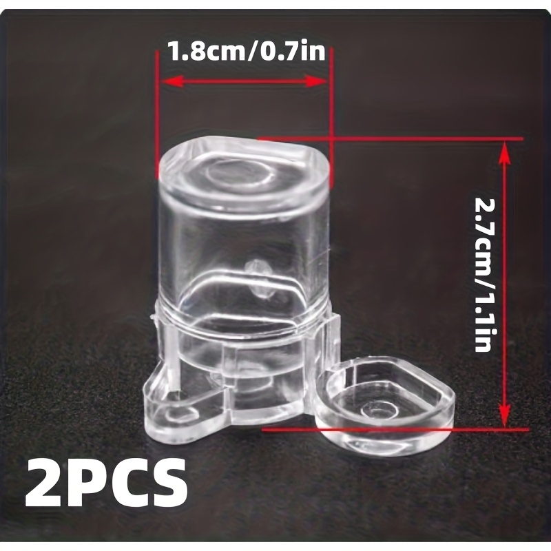 2pcs 2-in-1 Feeders And Water Dispensers Suitable For Small Reptiles, Bugs, Lizards - Leakproof Easy- Dish & Water Bowl, No Parts Needed, Compatible For , Ants, Beetles, For Pet Reptile Accessory