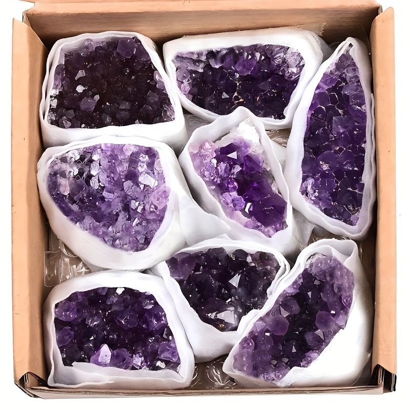 

4/8pcs Set, Purple , 1.57-2.36in, Decorative For , Pendant, , , , , , , Sewing , Jewelry , Stone