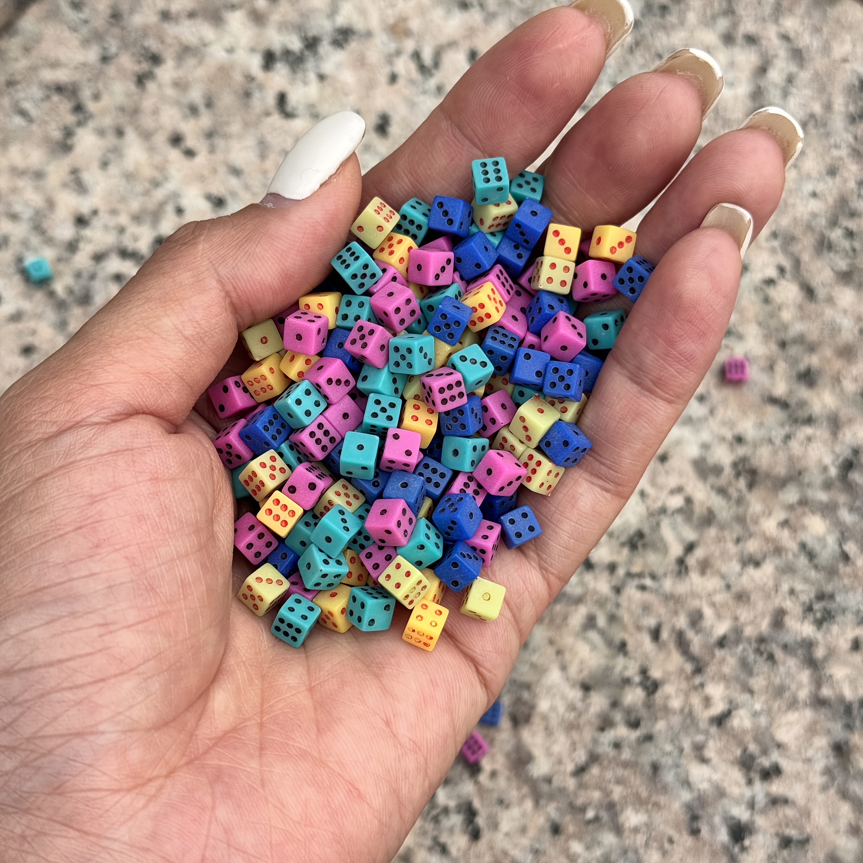 35pcs Random Color Mini Dice Set for Tabletop Games