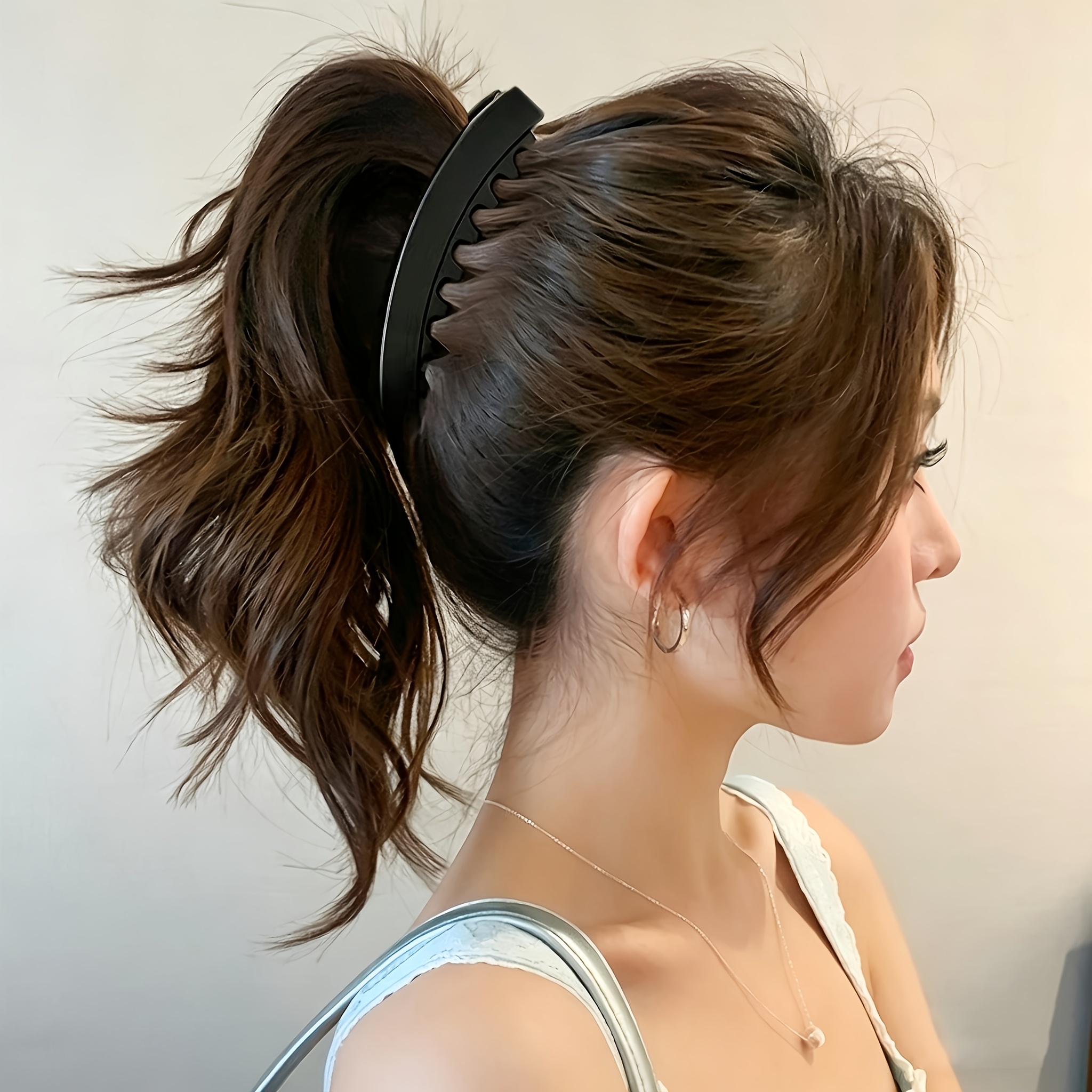 2pcs Large Size Hair Clips with Back Combs