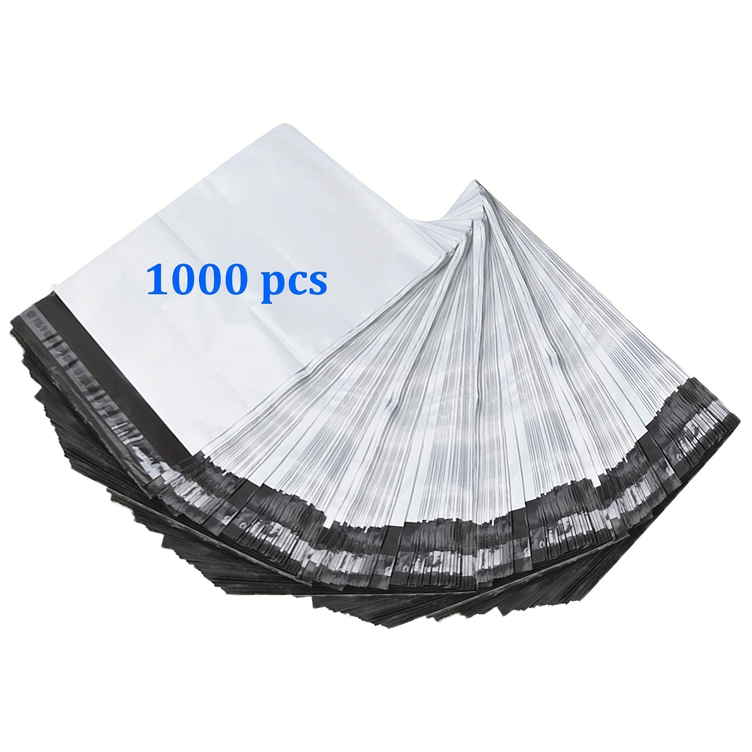 

1000pcs Polyester Mailing Bags 10x13in Sturdy Self-sealing Adhesive Waterproof Tear Resistant Clothing Packaging Bags