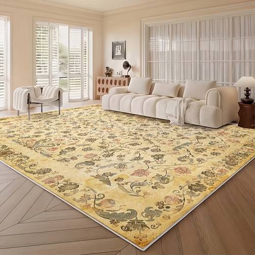 item picture home decor living room velvet carpet 850g art beige brown round ring large carpet beige base round texture living room mat suitable for living room bedroom study garden balcony store