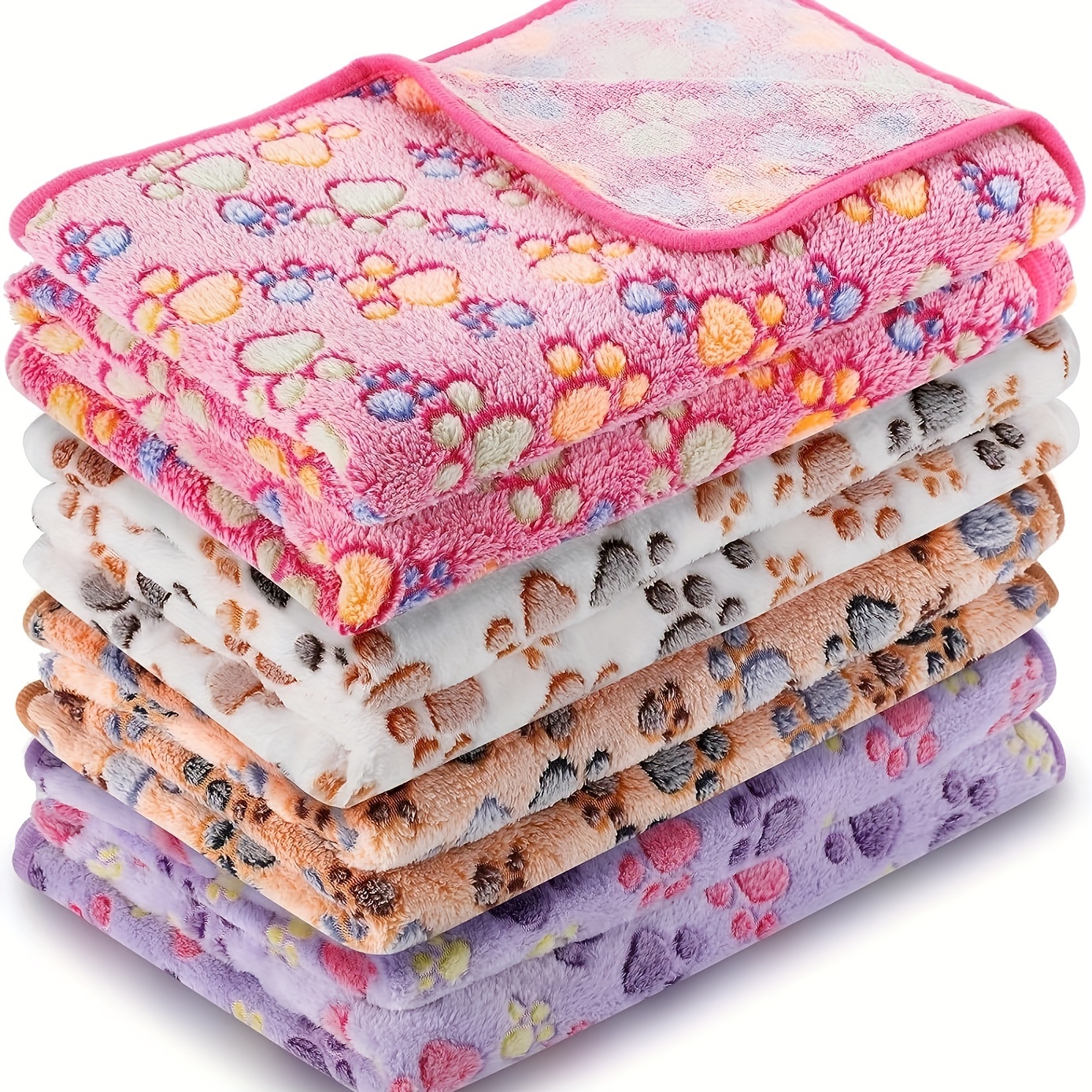 

Pet Blanket, Dog Paw Print 4 Seasons Blanket