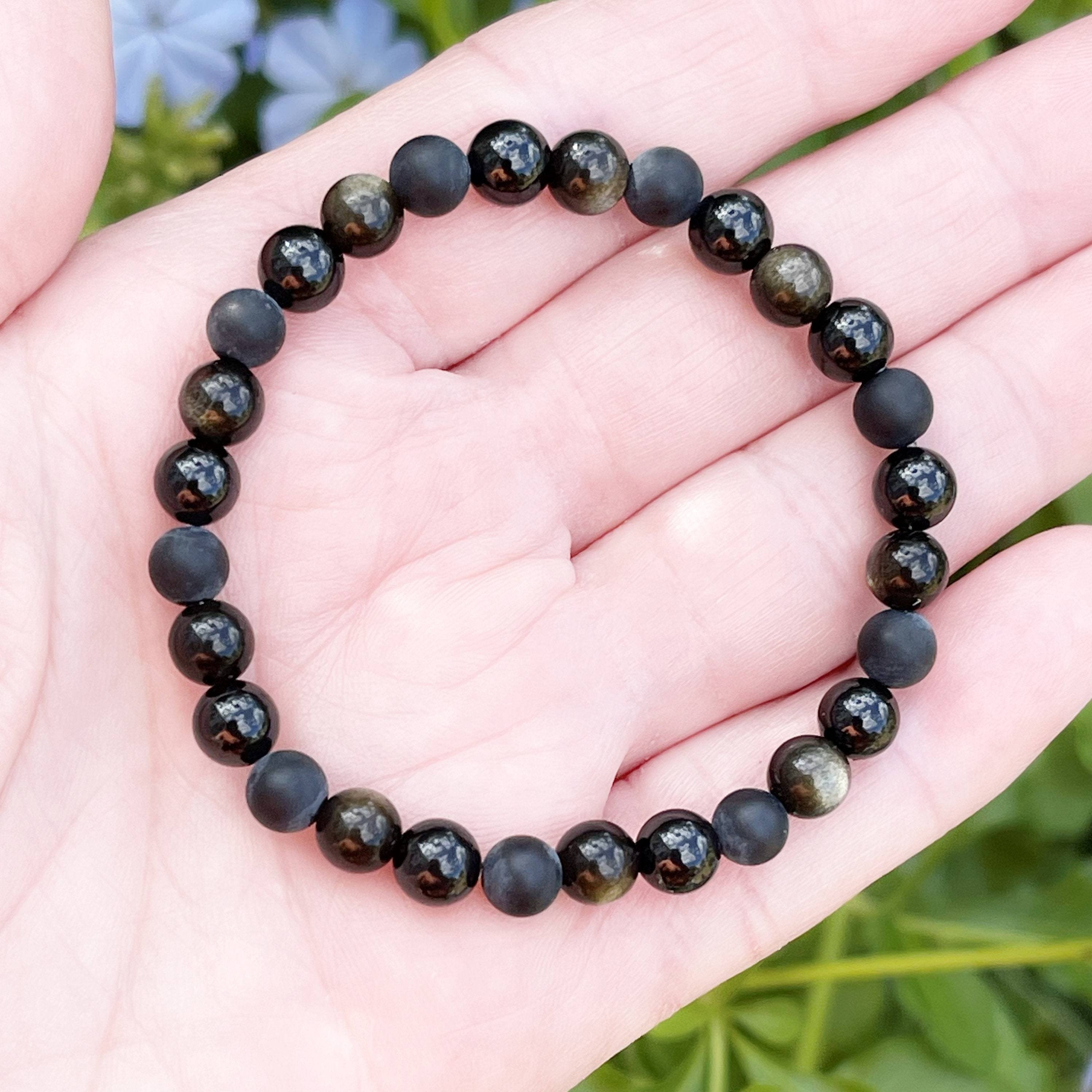 1pc 6mm Natural Stone Beads Handmade Fashion Bracelet Men And Women Gorgeous Bohemian Style Jewelry Accessories Exquisite Gifts For And Lovers