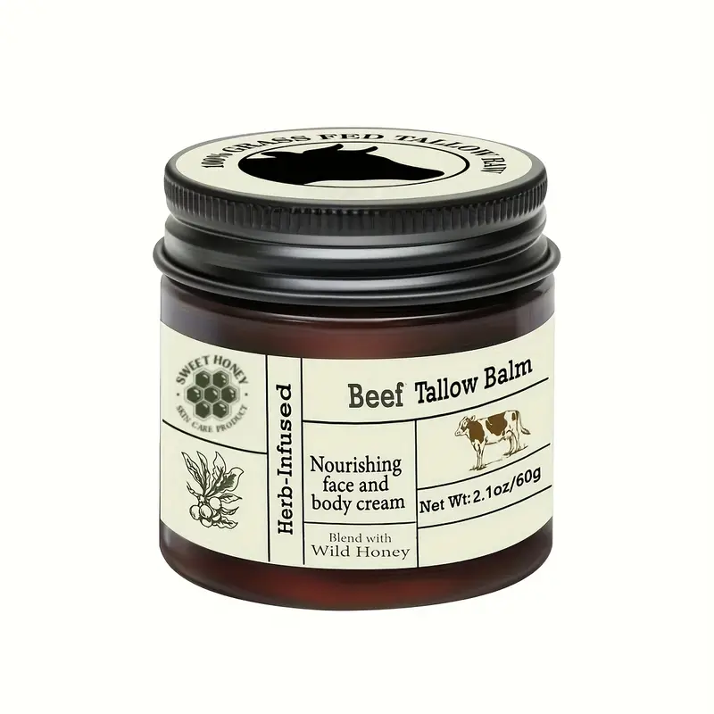 Beef Tallow and Honey Balm