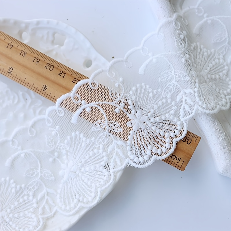 E-shop 1 Yard Bestickte Spitze Kanten Kleid Rock Kleidung Nähen Handwerk Spitze