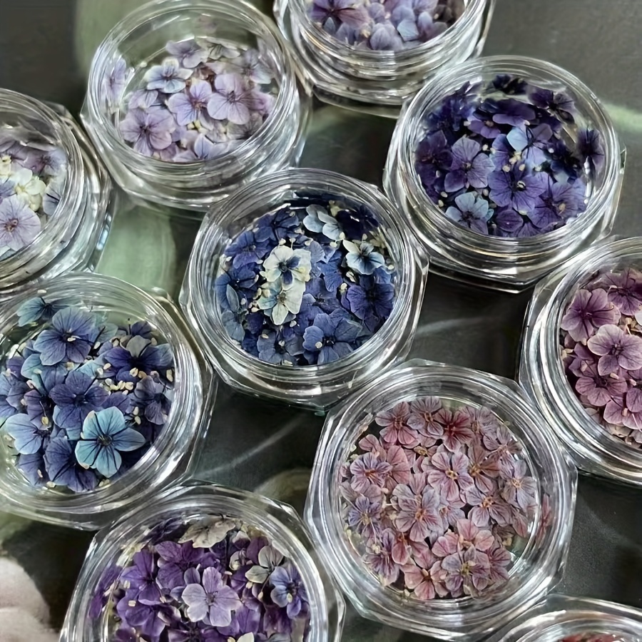 

50pcs New Handmade Dried Flower Ornaments Diy - Nail Decoration