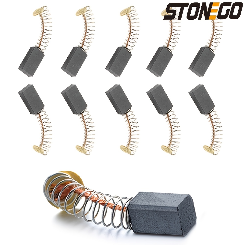 20 Pcs Carbon Brushes 5*10*15mm Motor Carbons For Bosch 125 Motor Angle Grinder Electric Hammer Tool Cutting Machine