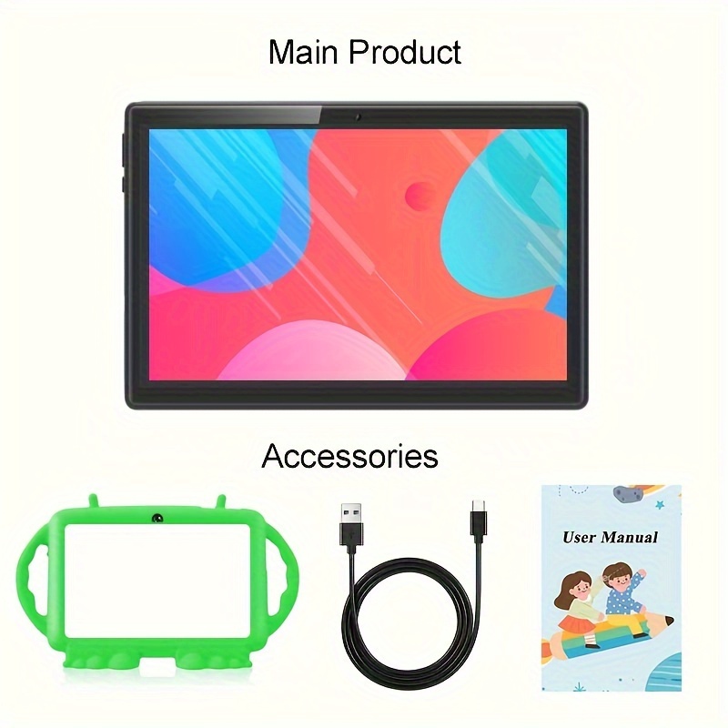 thumbnail image 2 of AEEZO 7" Kids Android Tablet – 2/5GB RAM + 32GB ROM, WiFi, Parental Controls (Refurbished) 2 of 6