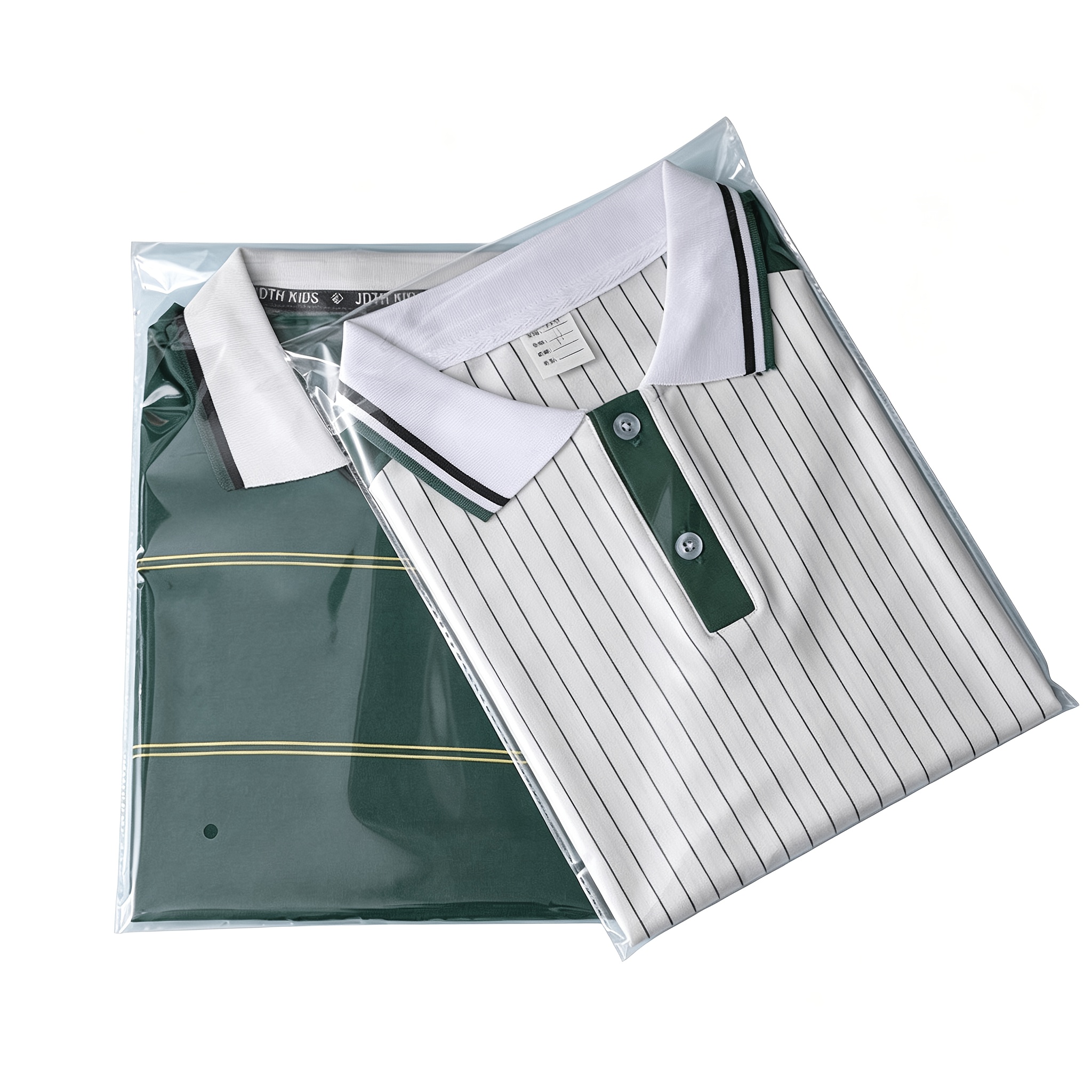 TEMU 100 pezzi 20X30Cm Sacchetti trasparenti autoadesivi in OPP, buste di imballaggio in plastica trasparenti extra spesse e richiudibili, forte