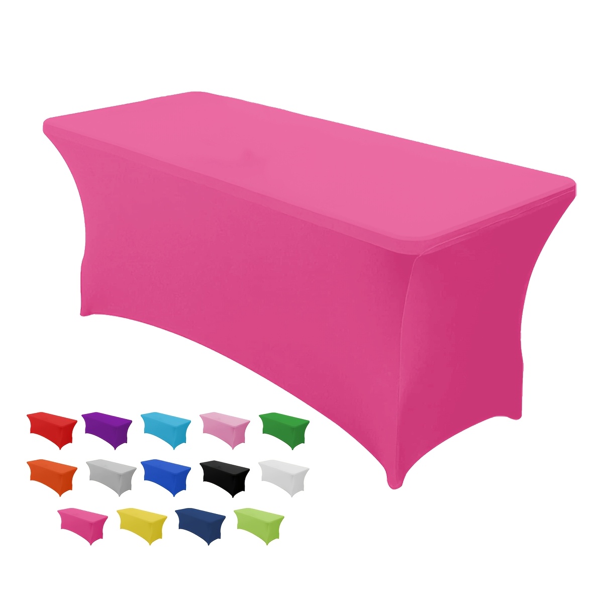 TEMU Nappe Élastique Rectangulaire en Spandex Simple