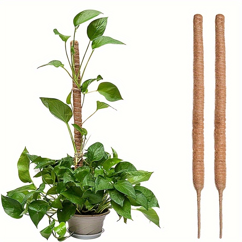 

2pcs Moss Pole Flexible Plant Pole Holder Plant Stakes For Indoor Plant Moss Poles For Climbing