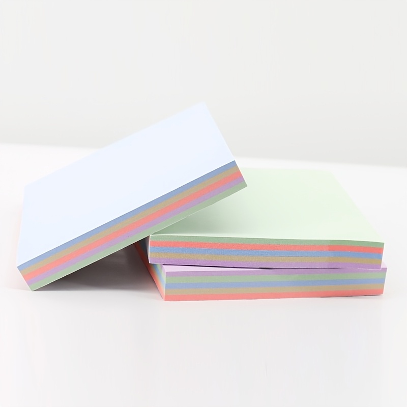 TEMU 105 Feuilles de Notes Autocollantes Couleur Morandi pour l'École et - 5 Couleurs (Système Morandi) Pages Adhésives Amovibles et Détachables,