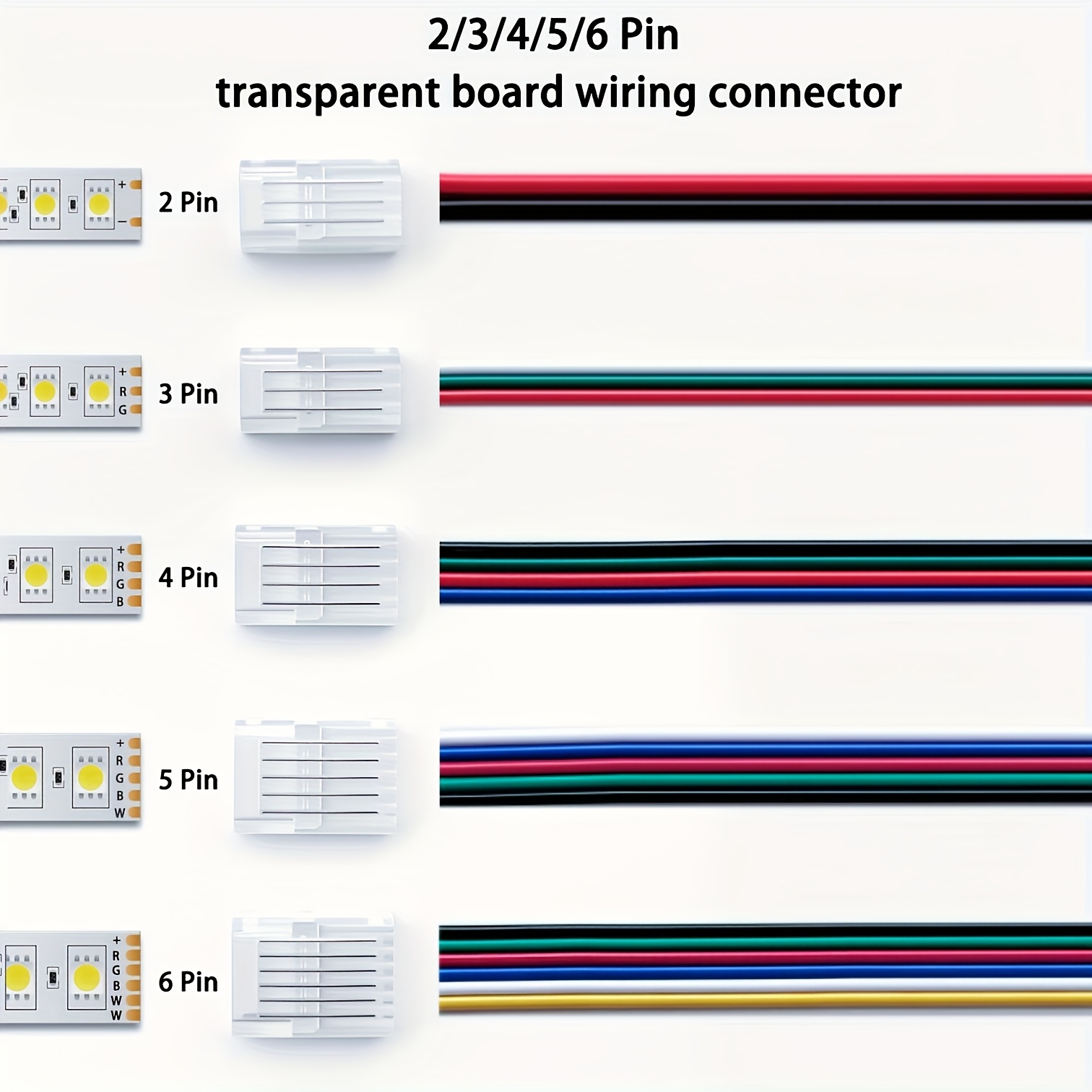 2 pin led strip connector sold on Temu United States