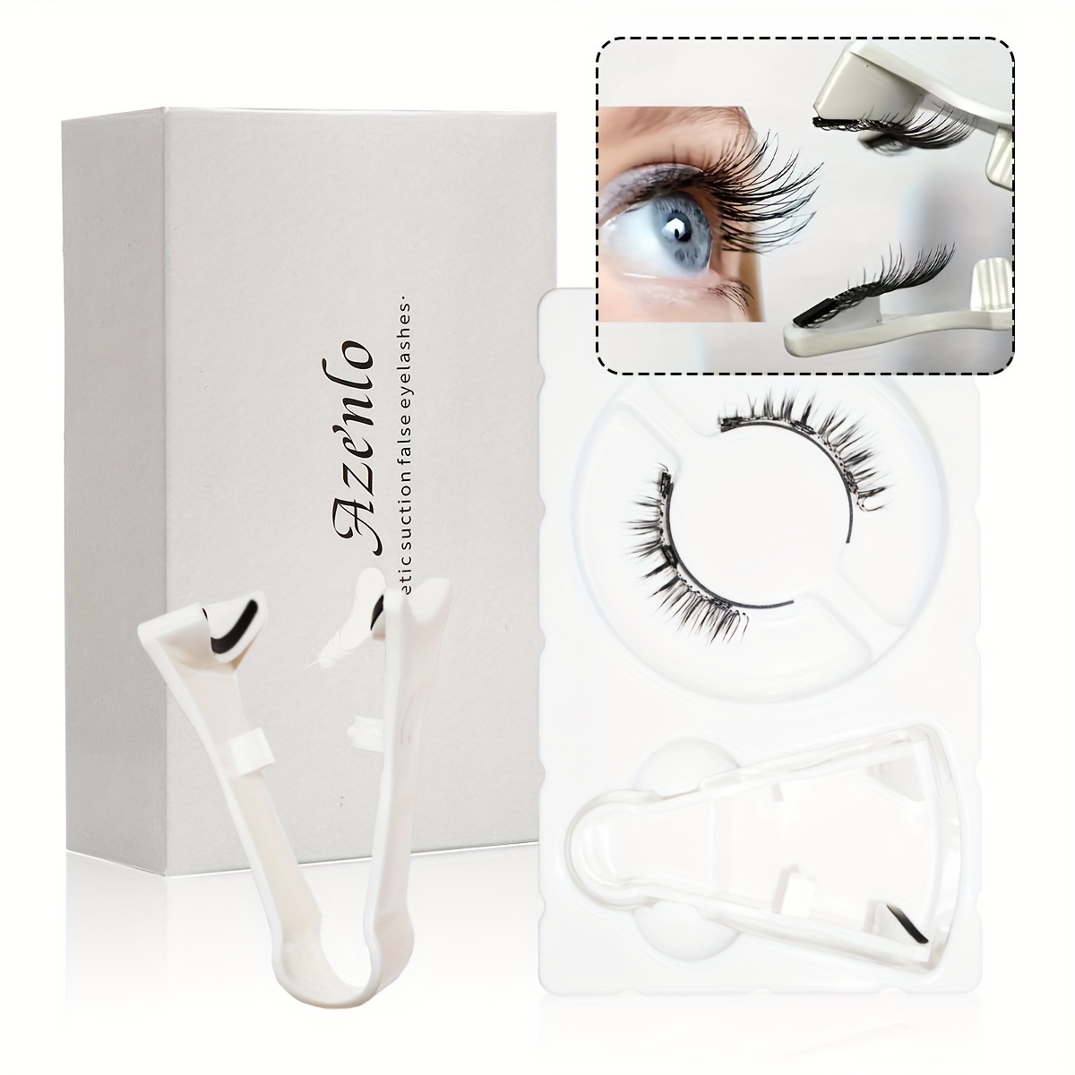 

Magnetic Eyelash Curler Set: Create Elegant And Understated Look With Thick, Curly Lashes - Perfect For Role Play, Anime, And Cosplay