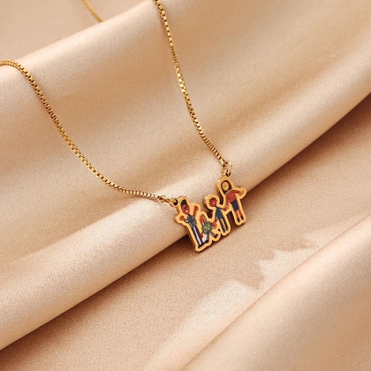 Custom Printed Stainless Steel Necklace — Thoughtful Family Gift