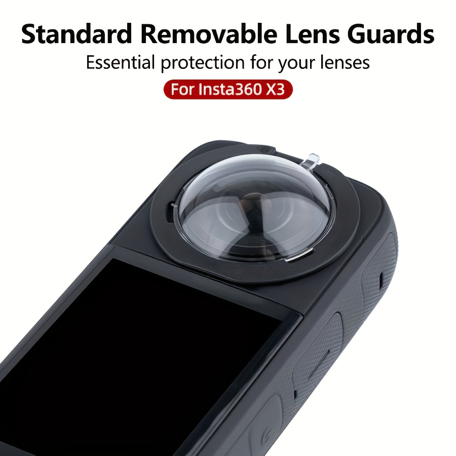Protector De Lente Para Cámara 360 X3 - Antiempañante, Resistente A Arañazos, Fácil De Colocar