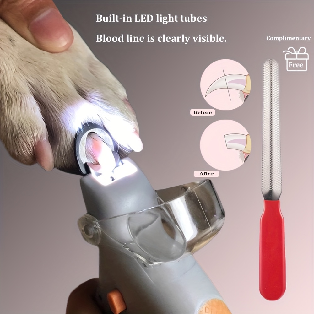 

Pet Nail Clipper- Great For Trimming Nails & , 5x Magnification That As A Nail , , Steel Blades