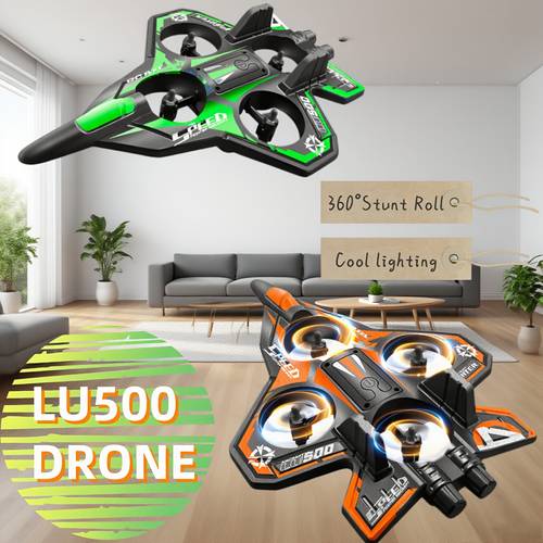 lu500 stunt indoor four motor flip suitable for flight novices epp foam material led color lights to flight and land with one click simple operation and farther and enjoy of flying