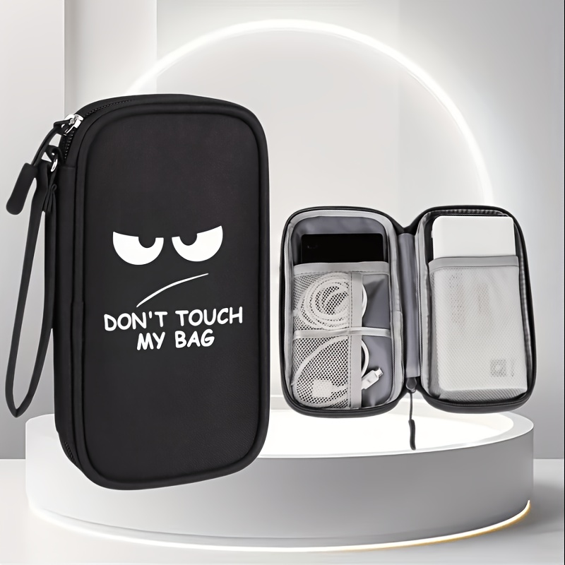 TEMU Borsa portaoggetti - 1 pz Borsa portaoggetti multifunzionale, Organizzatore digitale da viaggio portatile, Custodia portaoggetti a di grande