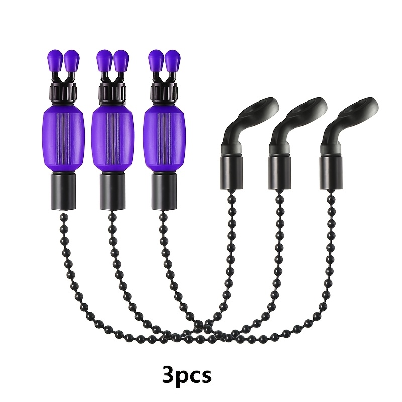 TEMU Coonor 3pcs Fishing Bite Indicators, Carp Fishing Line Bobbers, Tensioners, Indicators, For Bite Alarm, No Lights, Non-electric, Lake Fishing