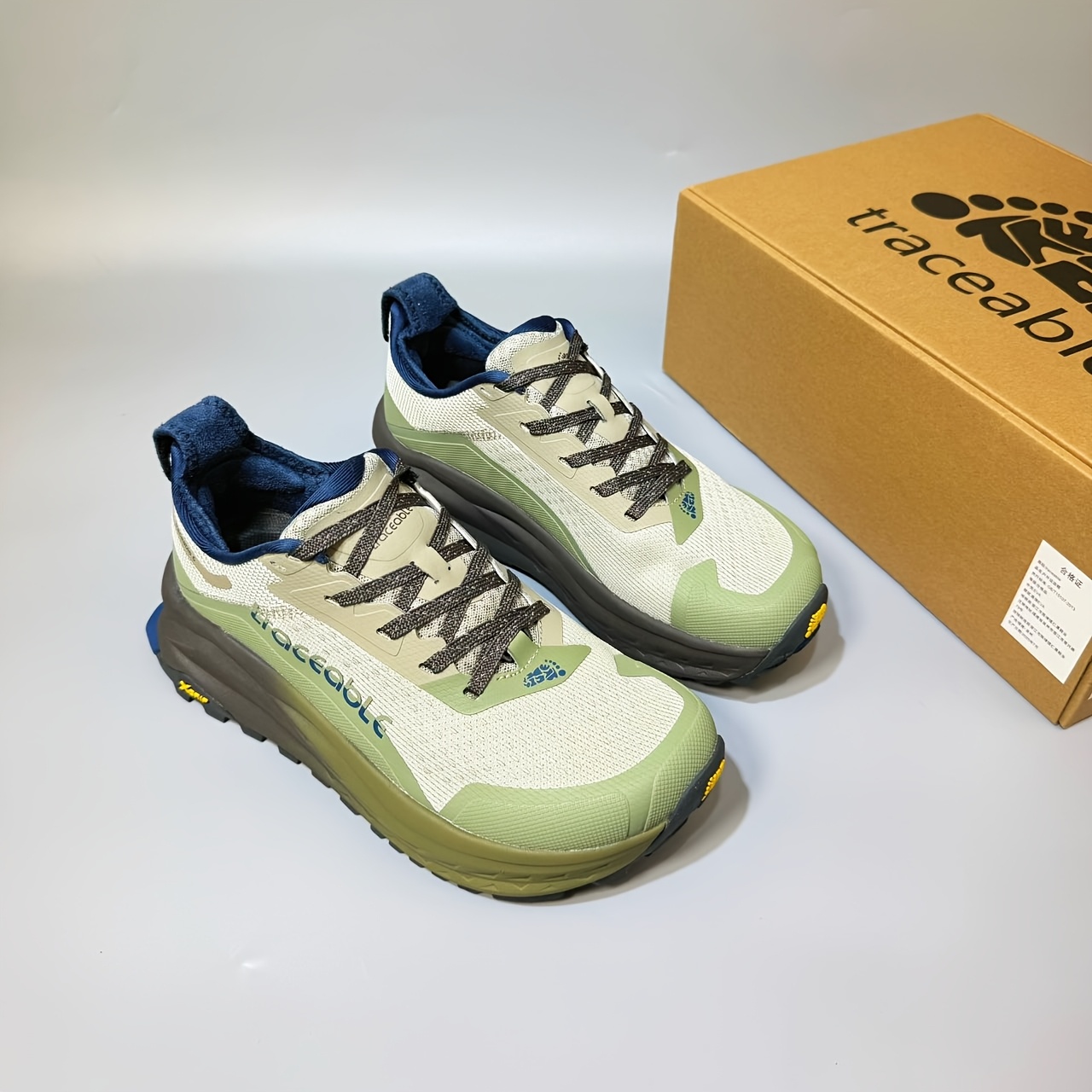 Sneakers, Men's Outdoor Shoes, Anti-Slip Comfortable Casual Shoes, Men's Outdoor Camping Sports Trail Running Shoes, Fashionable and Versatile Trendy Shoes
