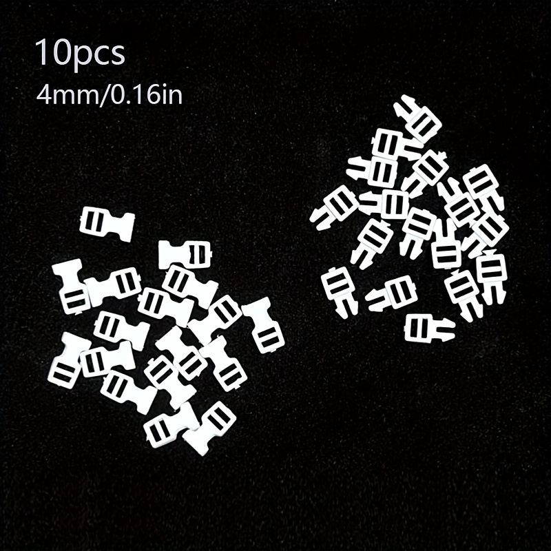 TEMU 10 Piezas de Botones de Plástico Mini - Cierres para Mochilas de Muñecas/Accesorios para Bolsas de Muñecas/Botones para Ropa de