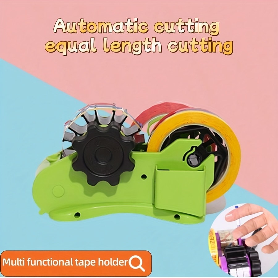 

Multi-functional Plastic Tape Dispenser - Cutting, Packing & Sealing Tool For Office Use