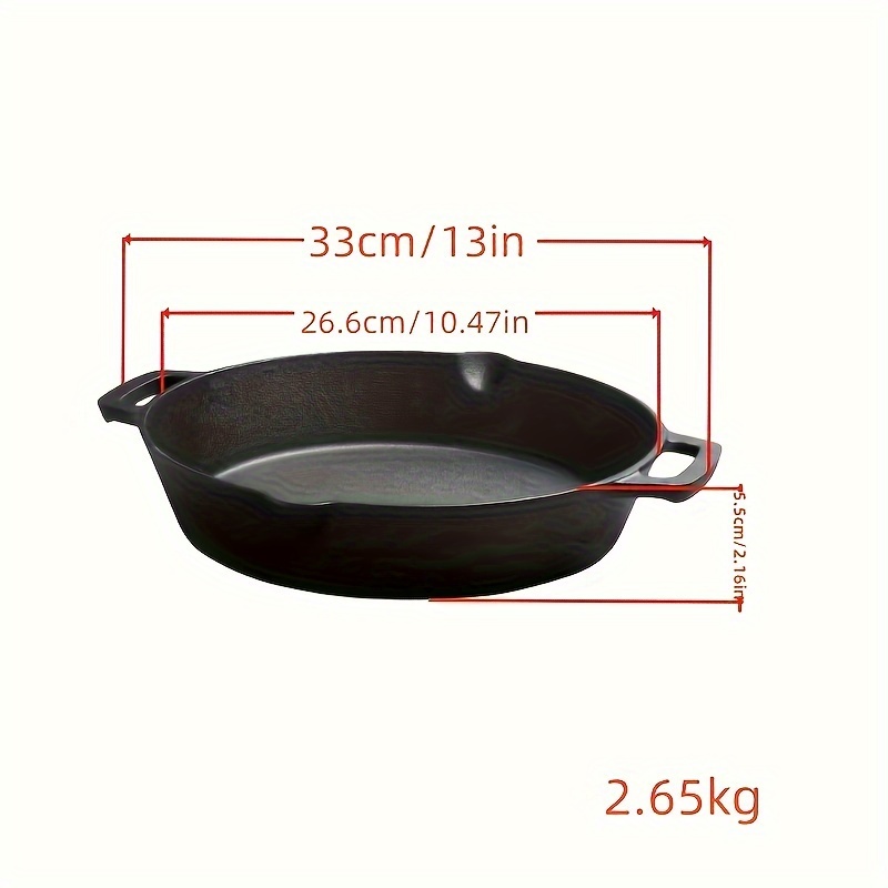   premium cast   with dual handles non stick thickened   for steak frying oven safe induction compatible details 3