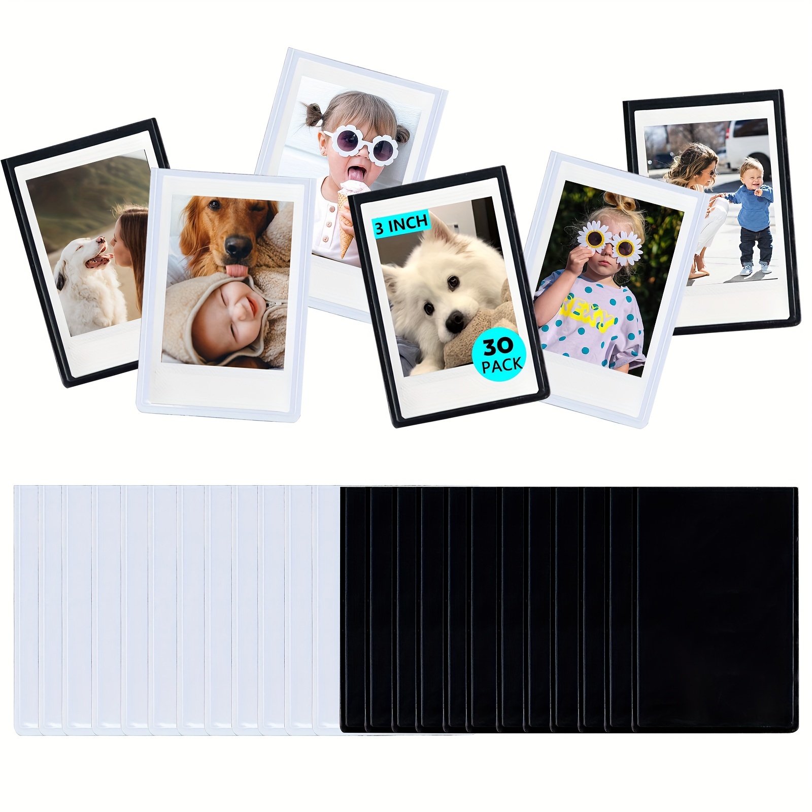 

2 × 3 Magnetic Photo Frame Is Suitable Instax Mini 12/11/9/8/7/evo Cameras And 3-inch Film Paper, Featuring Magnetic Refrigerator Stickers.