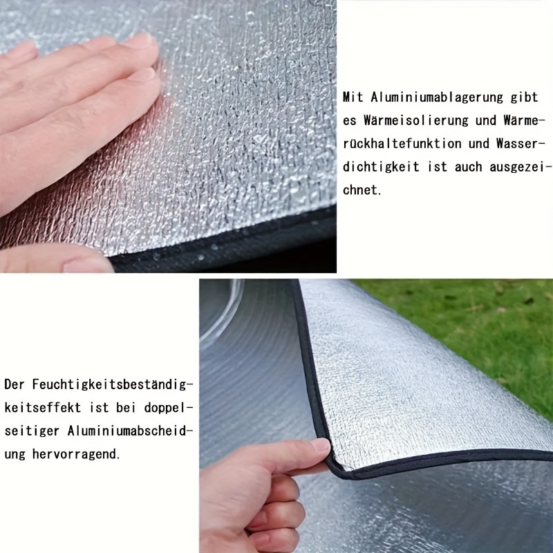 1 Camping Mat, Tent Pad, Foldable Picnic Beach Blanket, Outdoor Picnic Mat, Portable Camping Tarpaulin, Backpacking, Hiking