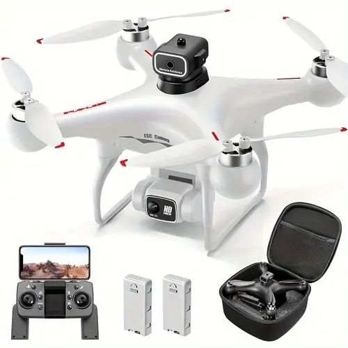 long brushless motor rc s116 opitical flow positioning obstacleavoidance dual hd adjustable cameras gift
