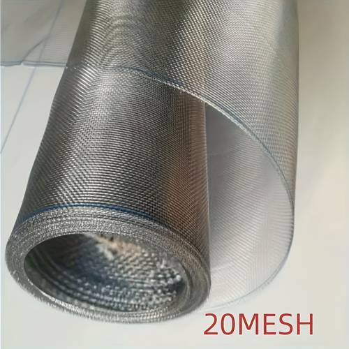 item picture of 304 stainless steel window screen 5 08 meters long with uniform and fine mesh holes mosquito and insect proof high light transmission invisible without blocking of sight durable rainproof and rust proof