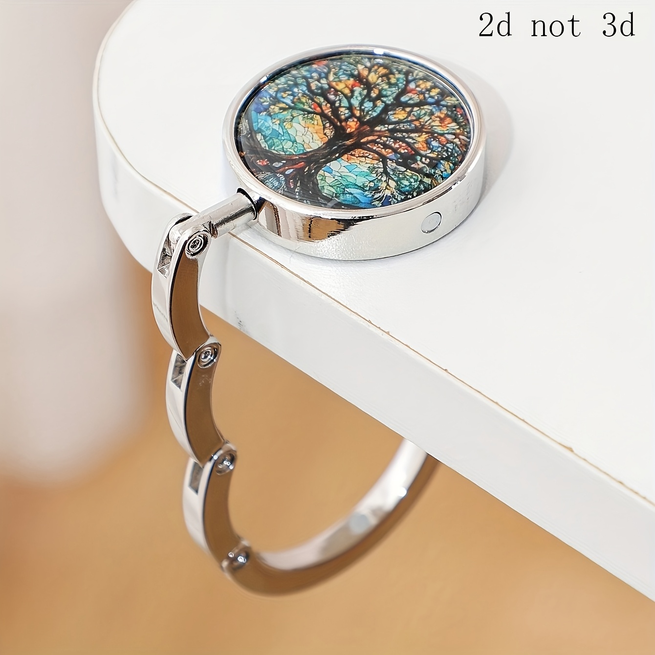 TEMU 2D, 1pz Gancio Portatile della Vita, di , Appendiabiti Pieghevole per Borse, Elegante Scatola Portafogli, Stile , Regalo Unico, per Viaggi e Uso