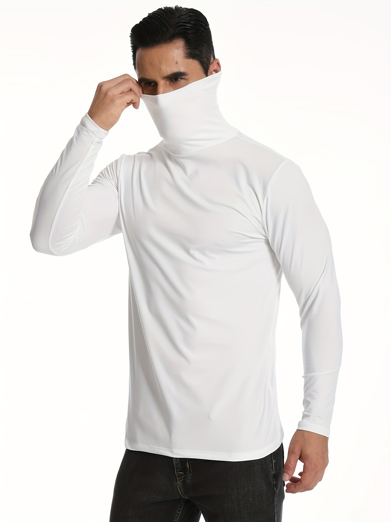 camisetas térmicas larga forro polar hombre otoño Temu Spain