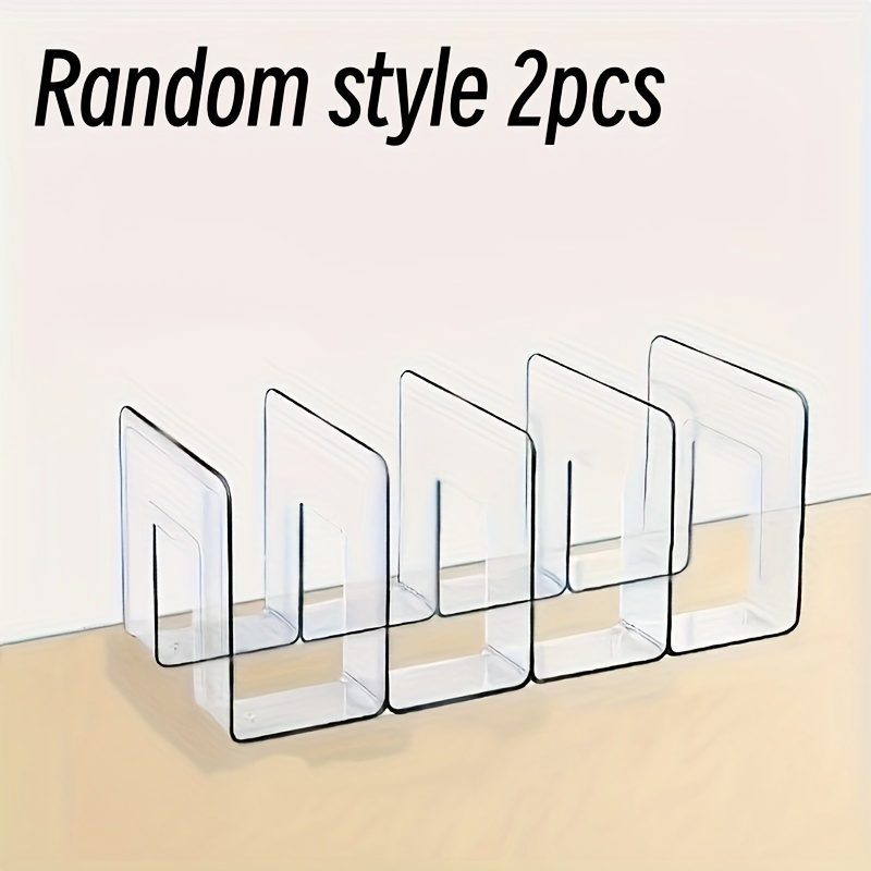 TEMU 2pcs Random Transparent Plastic Shoe Rack - Space-saving Multi-tier Freestanding Shoe Cabinet, No . Durable Transparent Storage Shelf, Suitable