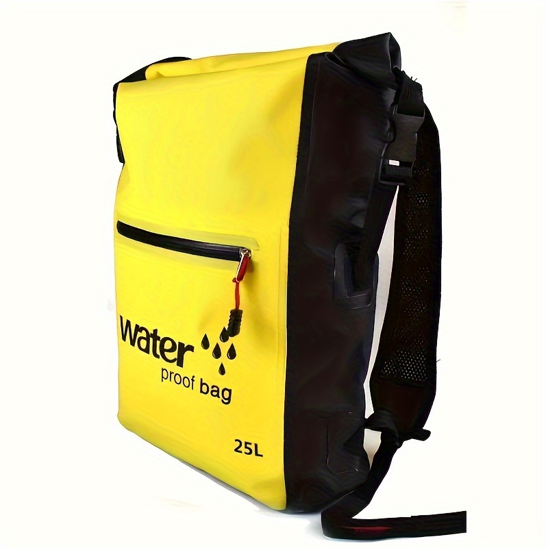 TEMU 25l Foldable Backpack For Outdoor Activities - Waterproof Dry Bag For Rafting, Kayaking, Hiking, And Biking