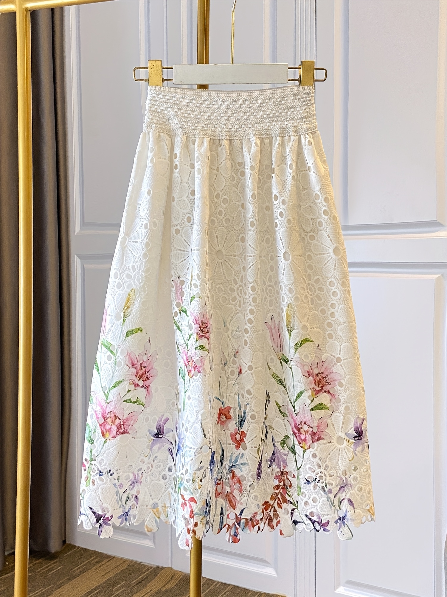 Amazon.com: Floral Embroidered Skirts for Women Short Floral