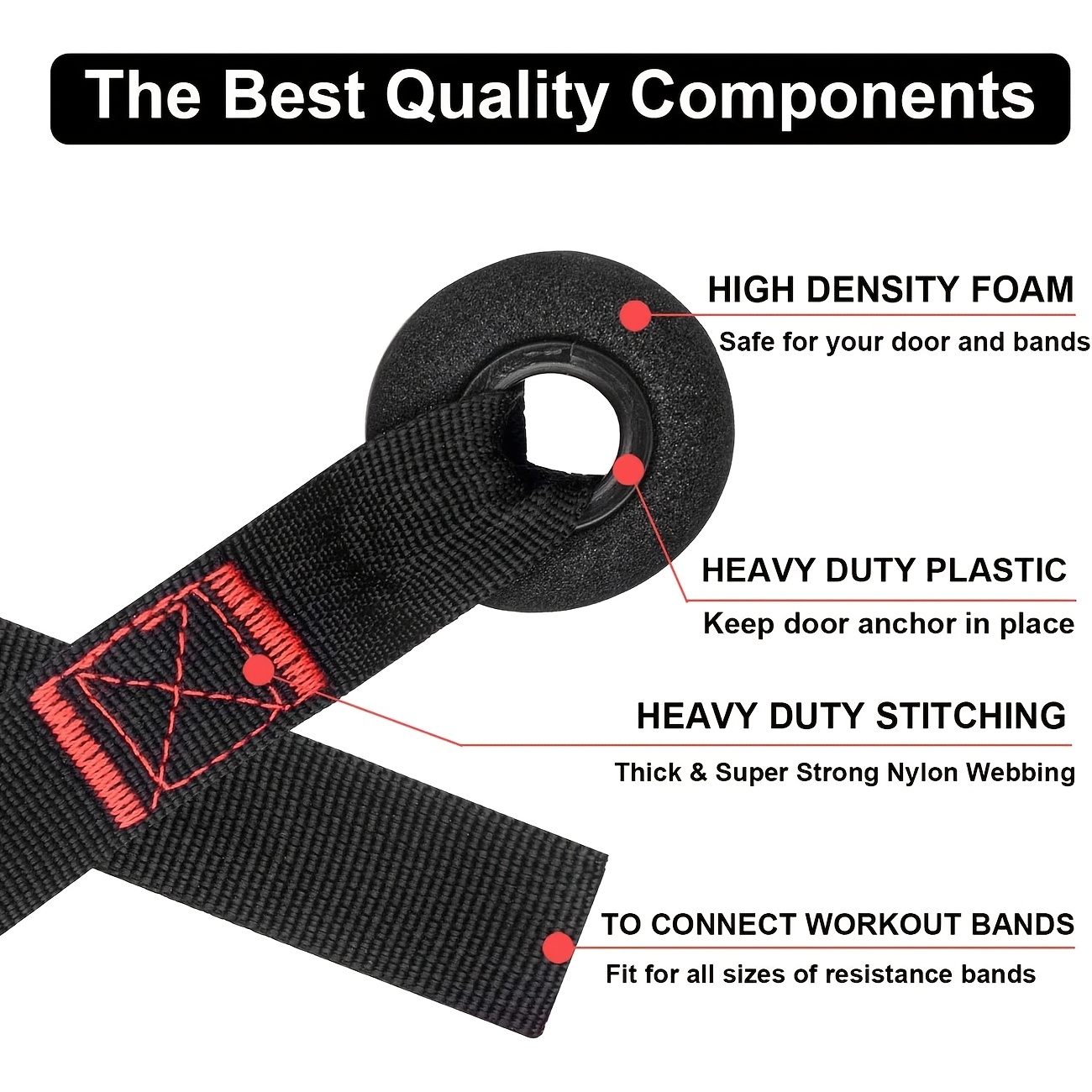 Resistance Bands Door Anchor Strap for Home Workouts