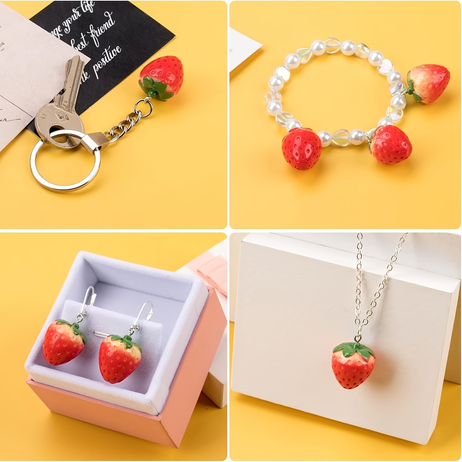 Craftdady Resin Miniature Food Charms - 80pcs Cute Snack Pendants For DIY Jewelry Making