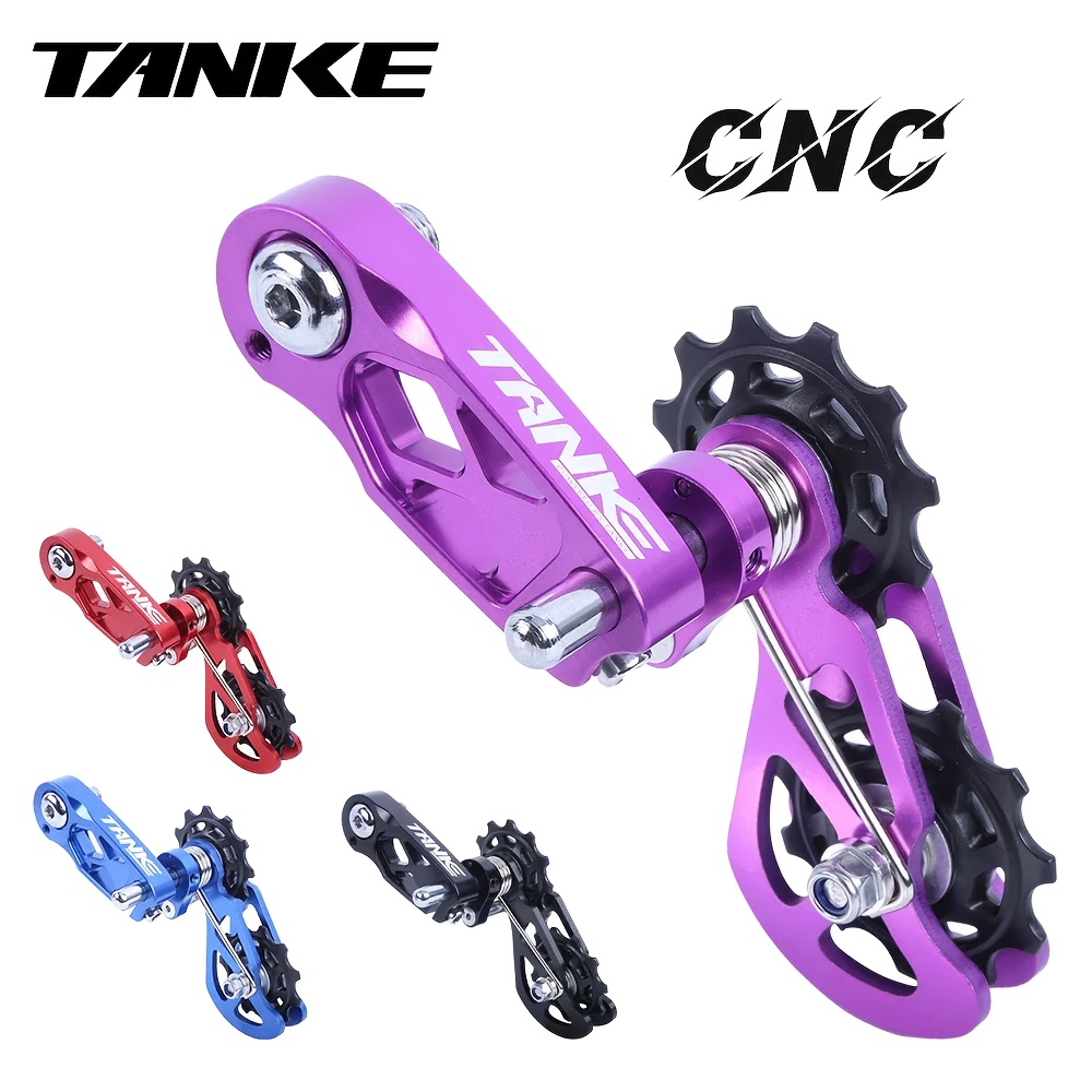 TANKE MTB Dirt Jump Jednobiegowy Rower Górski Napinacz Łańcucha XC DJ AM DH Prowadnica Łańcucha Akcesoria Rowerowe CNC Obróbka Cylindryczna
