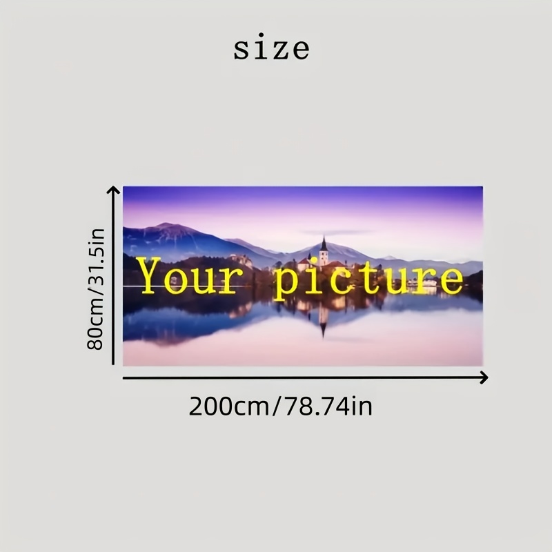 TEMU 1pc Custom Poster, Multiple Sizes, Corporate Custom Advertising Sticker, High Quality Window Glass Decal, Store Wall Promotional Poster, Outdoor